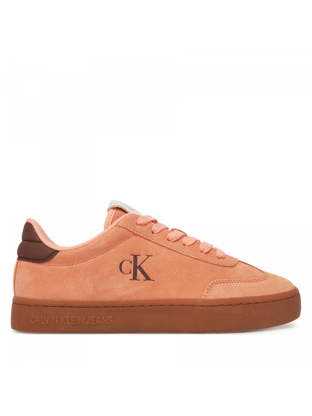 Sneakersy Calvin Klein Jeans Classic Cupsole Mix In YW0YW01767 Oranžová